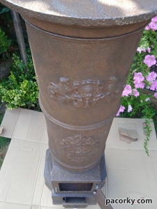 Чавунна пічка h104cm